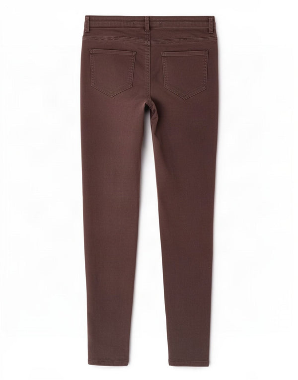 Jeans skinny da donna Zara EU 38 Small W28 L28 Marrone