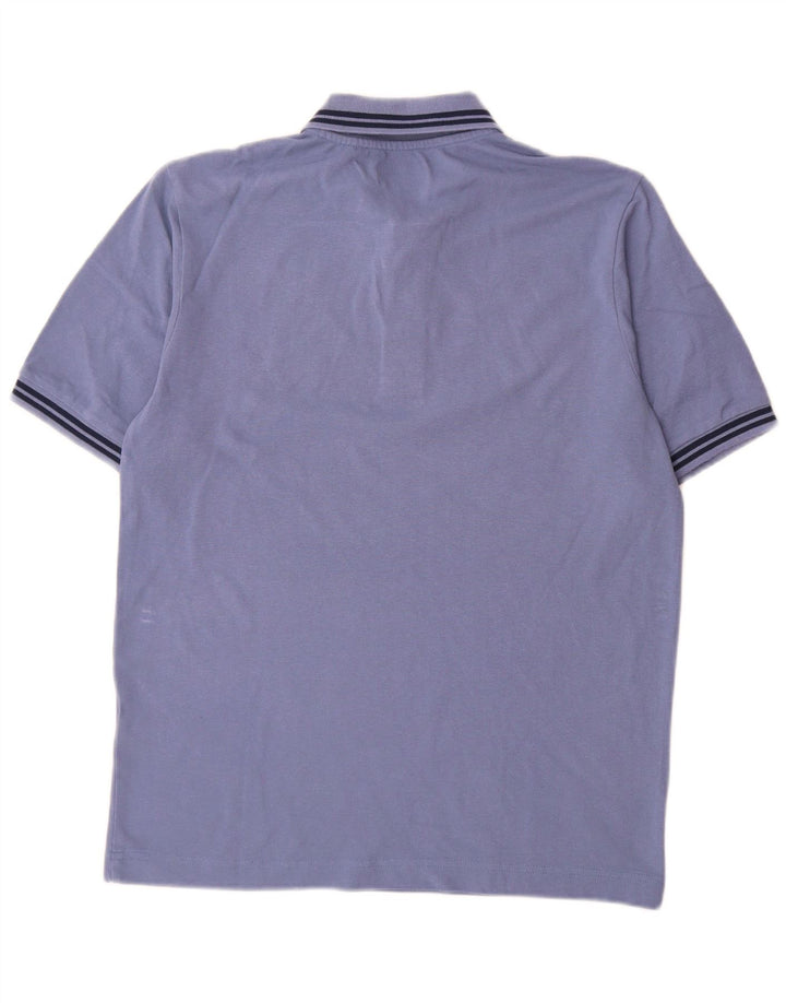 Polo Kappa Uomo Blu Medio in cotone