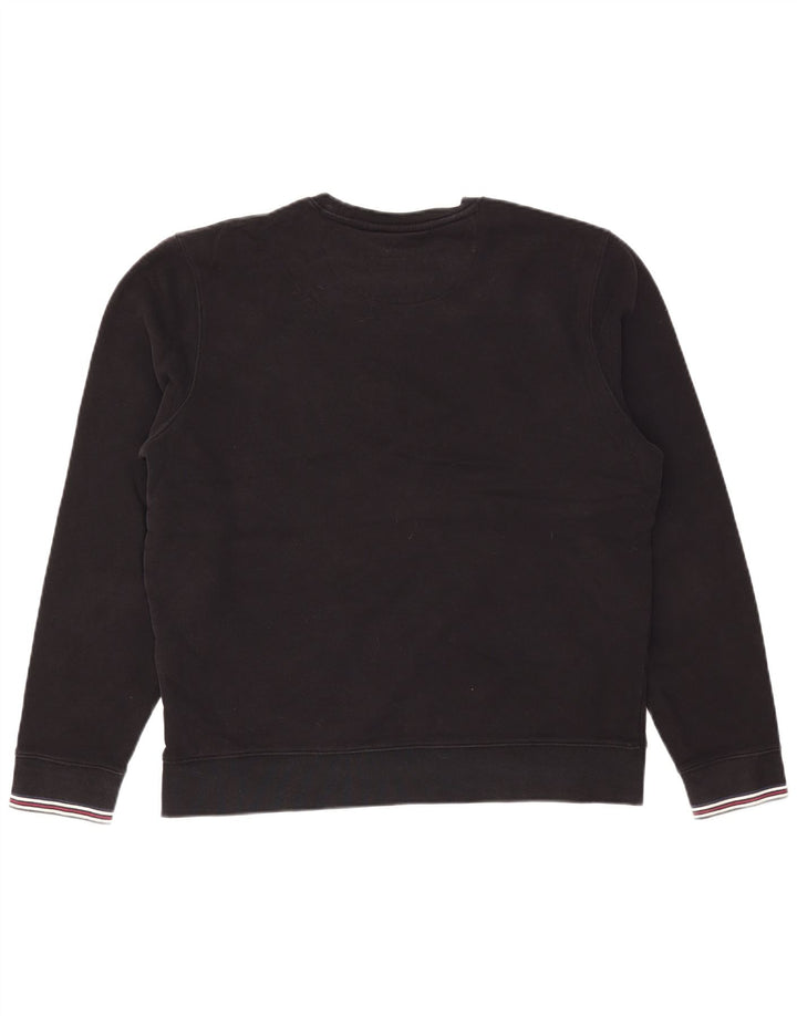 Felpa Fila Uomo Maglione Cotone Nero Medio