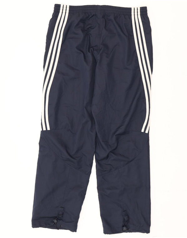 Pantaloni da tuta Adidas da uomo medi blu navy in poliammide