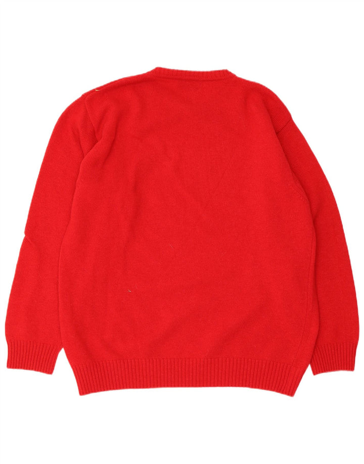 Maglione Maglione Girocollo Uomo Sergio Tacchini Rosso Medio Lana