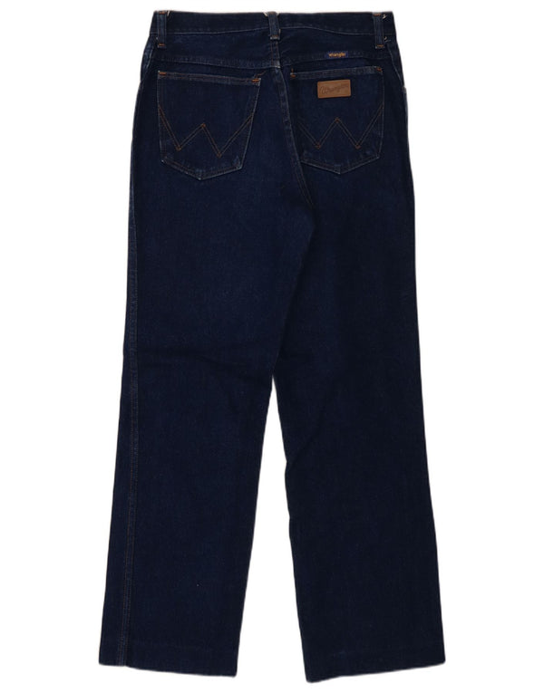 Jeans dritti da uomo Wrangler W32 L28 cotone blu navy