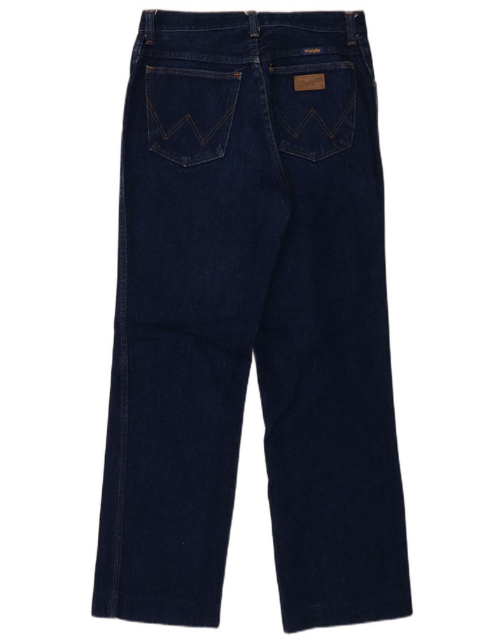 Jeans dritti da uomo Wrangler W32 L28 cotone blu navy