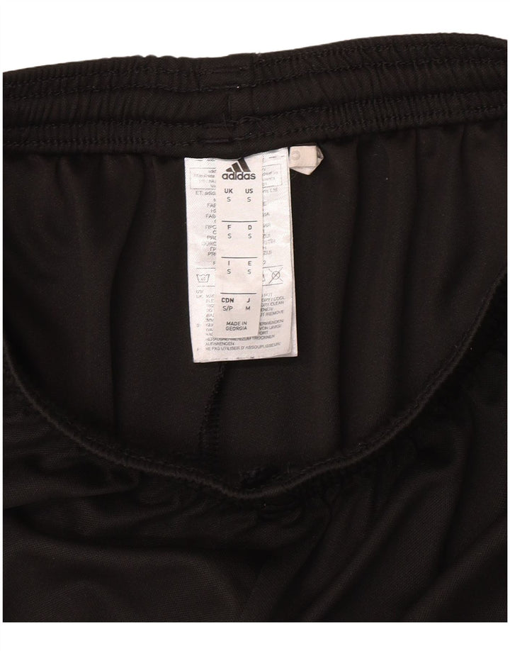 Pantaloncini sportivi Adidas Climalite da uomo piccoli in poliestere nero
