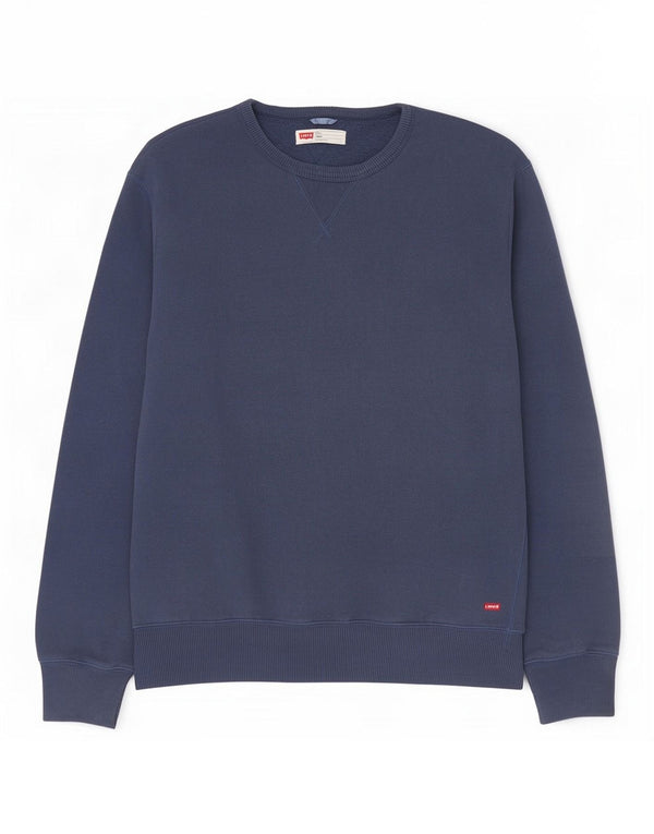 Felpa Levi's da uomo con vestibilità standard, 2XL, cotone blu navy
