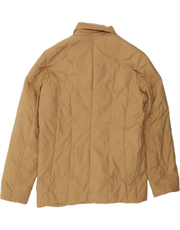 CONTE OF FLORENCE Mens Bomber Jacket UK 42 XL Beige Polyester Vintage Conte of Florence and Second-Hand Conte of Florence from Messina Hembry 