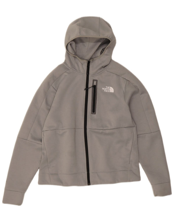 Felpa con cappuccio e zip da donna The North Face UK 12 Poliestere grigio medio