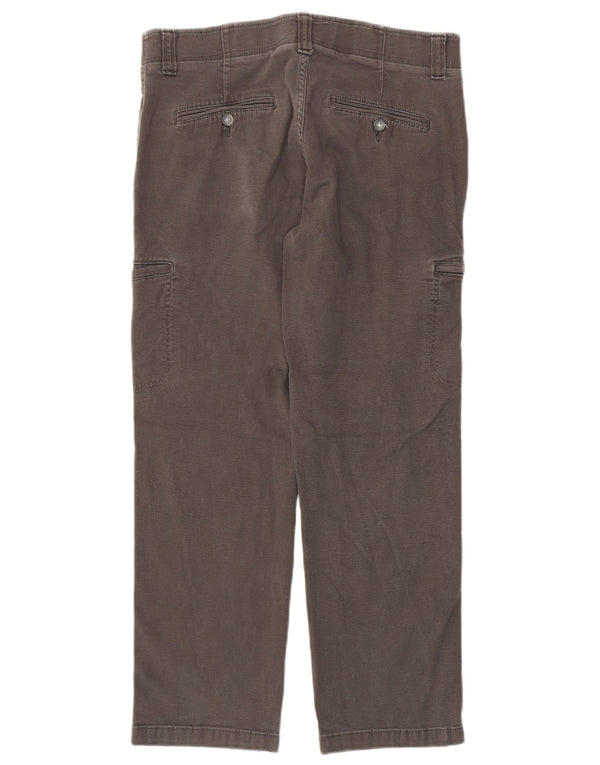 Pantaloni cargo dritti da uomo LEE W33 L30 in cotone grigio