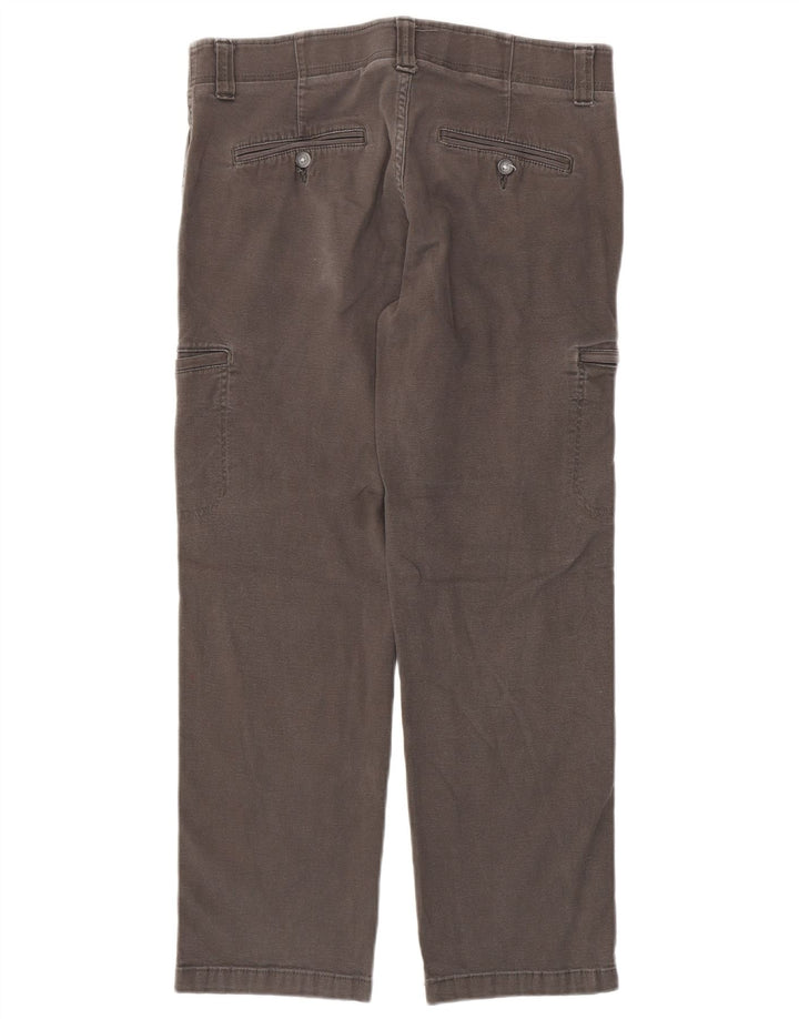 Pantaloni cargo dritti da uomo LEE W33 L30 in cotone grigio