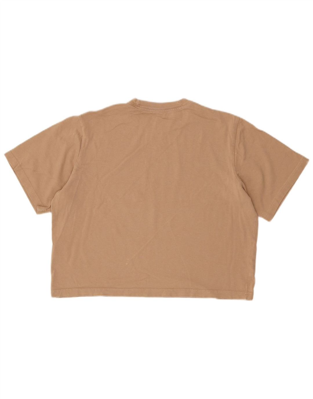 T-shirt corta da donna Nike UK 14 cotone beige medio