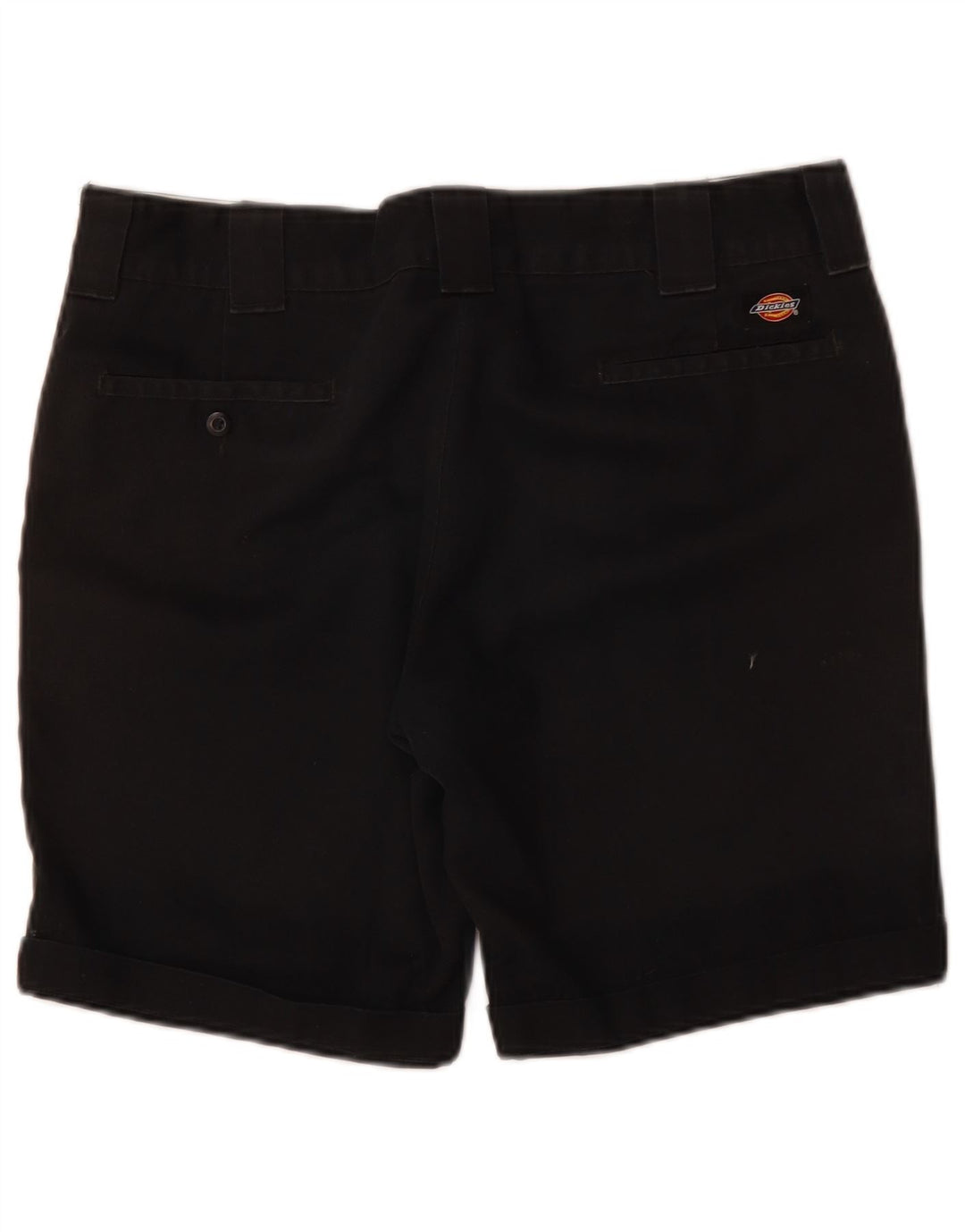 DICKIES Pantaloncini chino da uomo W34 grandi in cotone nero