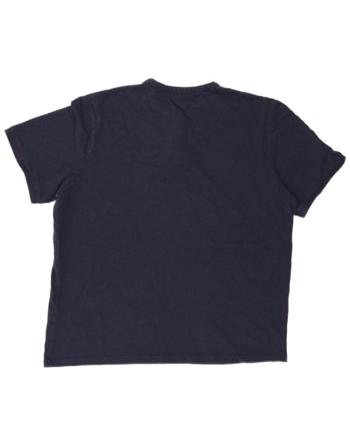Polo da uomo JACK & JONES 2XL in cotone blu navy