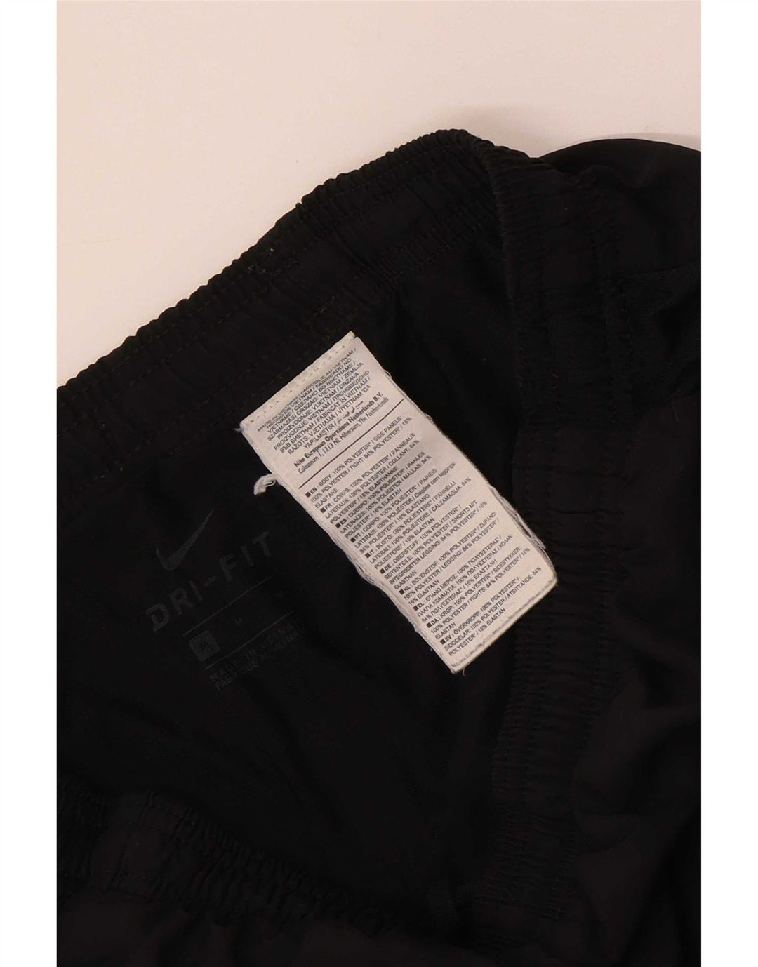 Pantaloncini sportivi Nike Dri Fit da uomo, poliestere medio nero