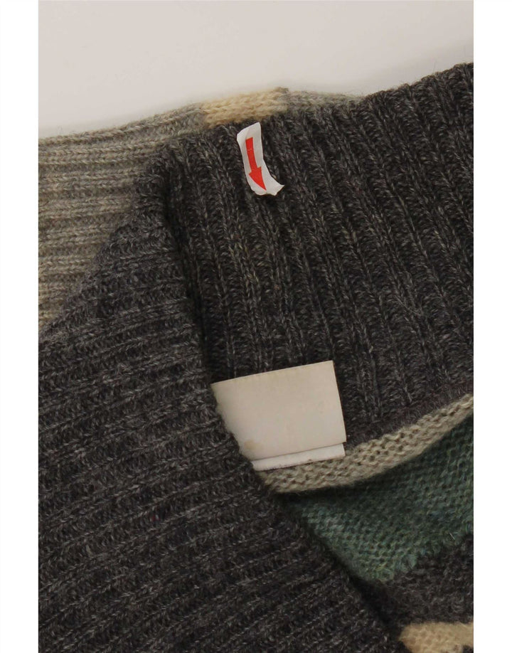 Maglione Cardigan Uomo Trussardi XL Righe Multicolore