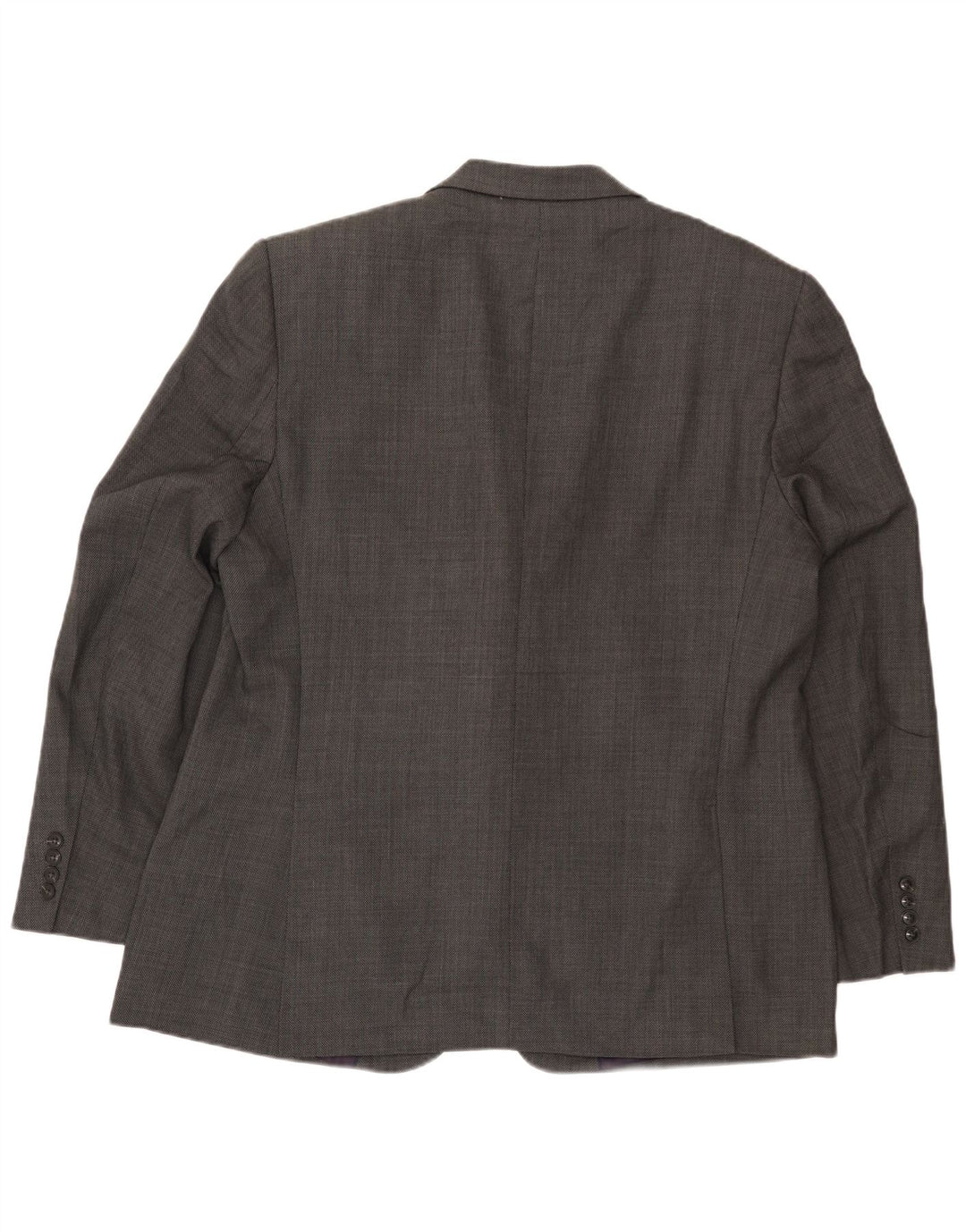 Giacca blazer a 2 bottoni da uomo Marks & Spencer UK 46 XL lana grigia
