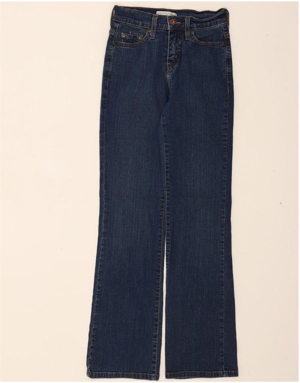 LEVI'S Jeans Bootcut da donna perfettamente dimagranti US 2 XS W24 L30 Cotone blu