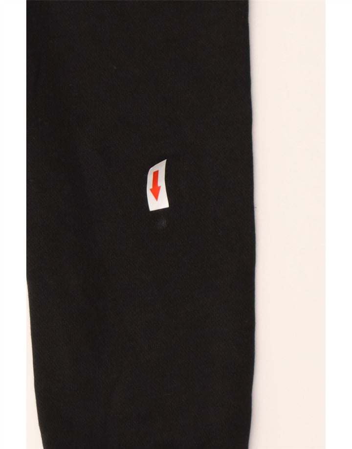 Felpa grafica da uomo ADIDAS, maglione piccolo, cotone nero