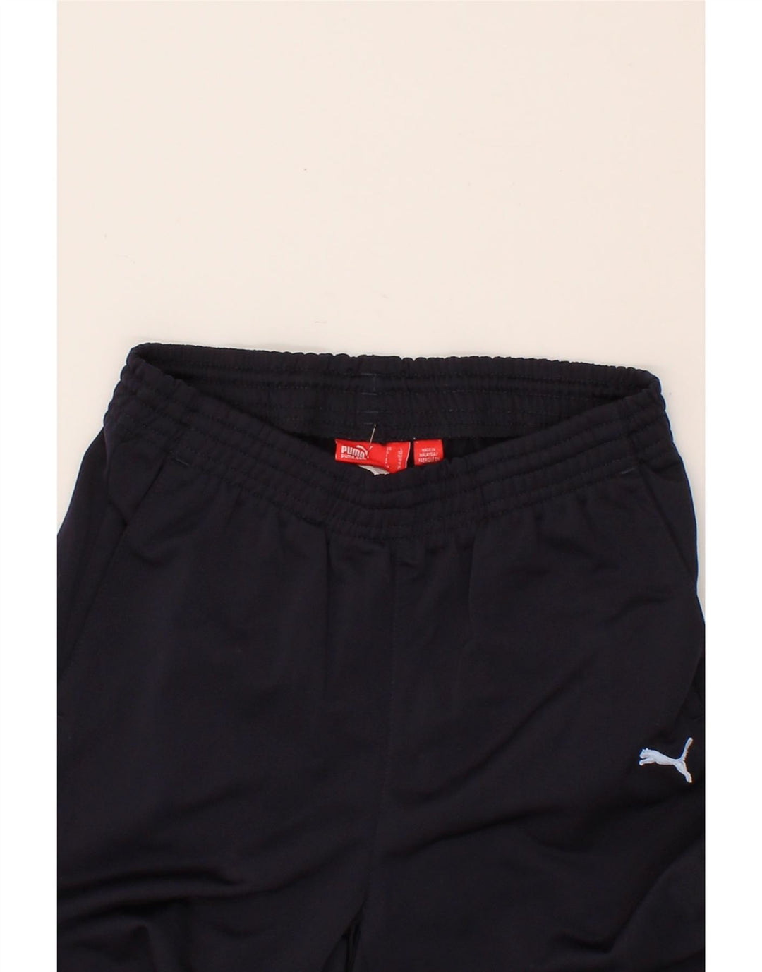 PUMA Boys Tracksuit Trousers 11-12 Years Navy Blue Polyester Vintage Puma and Second-Hand Puma from Messina Hembry 