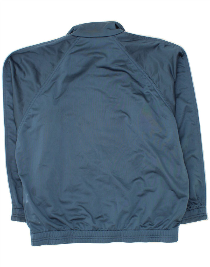 DIADORA Mens Graphic Tracksuit Top Jacket UK 36 Small Navy Blue Polyester Vintage Diadora and Second-Hand Diadora from Messina Hembry 