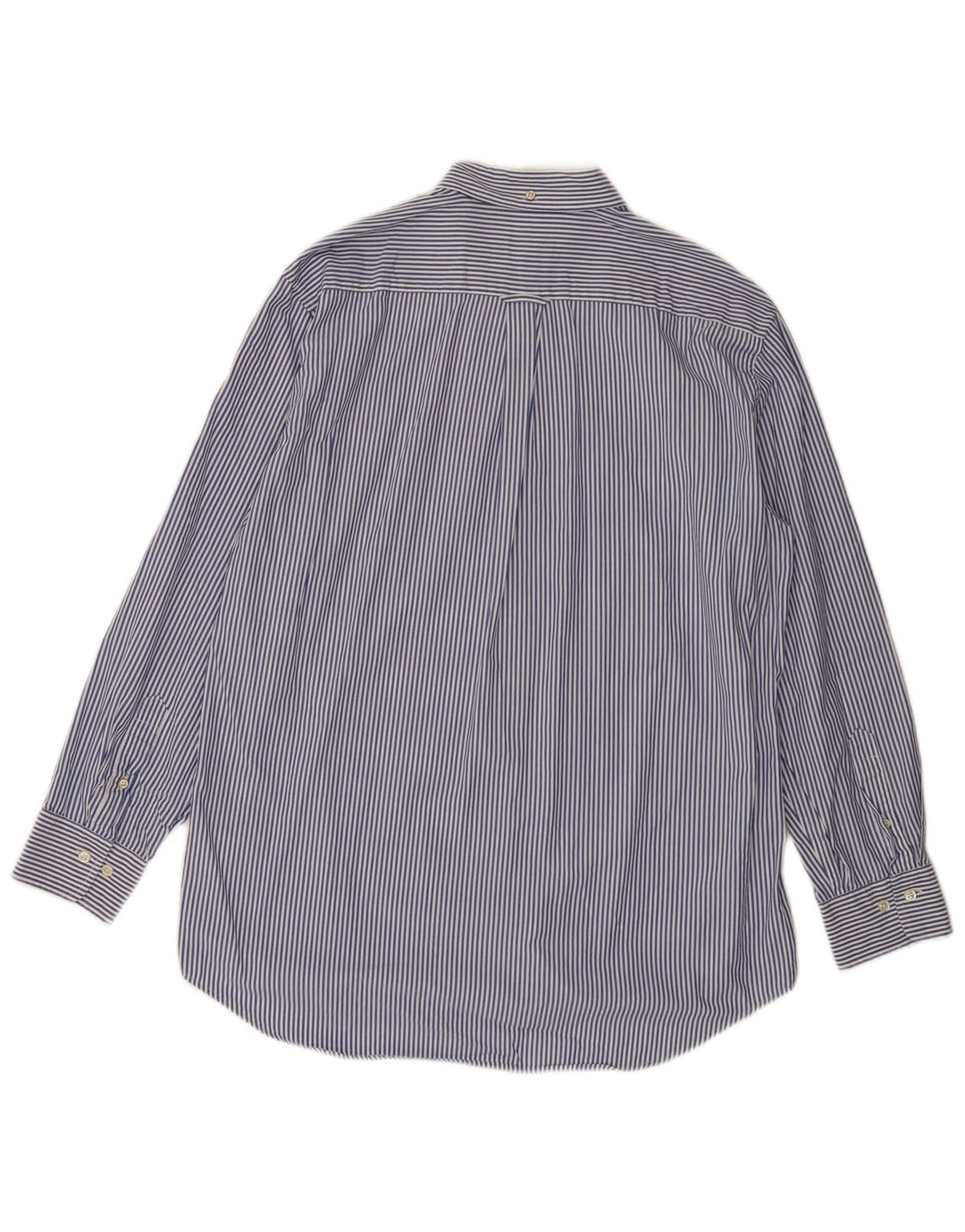 Gant Camicia Regular da Uomo Taglia 41/42 16 1/2 Grande Cotone a Righe Blu