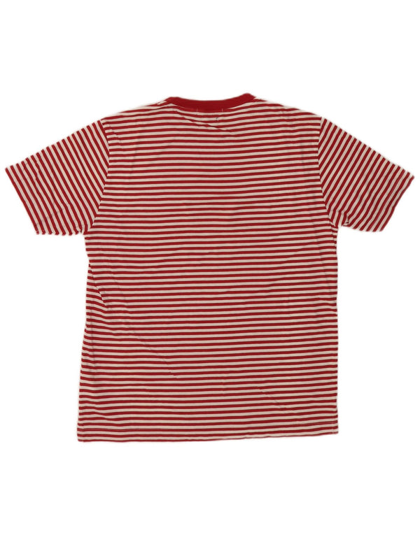Marina Yachting T-shirt grafica da uomo slim fit Top in cotone a righe rosse medie