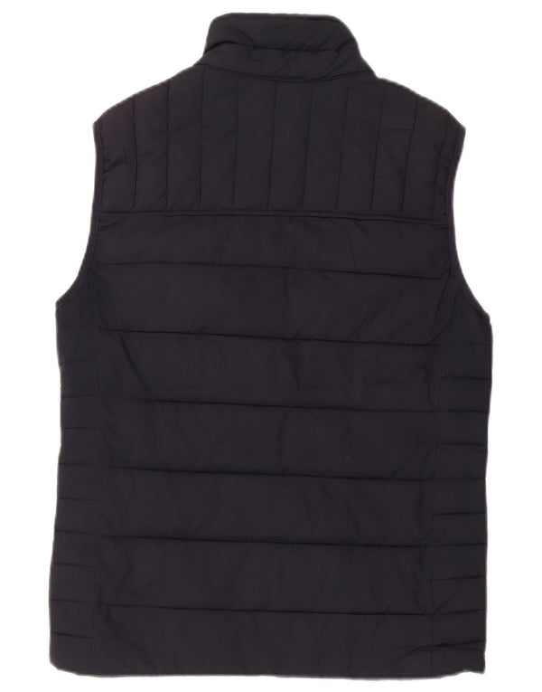 Gilet imbottito oversize da donna Joules UK 10 piccolo poliestere blu navy