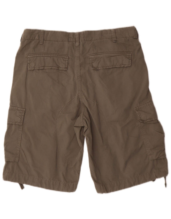 Pantaloncini cargo da uomo Jack & Jones piccoli W29 cotone kaki