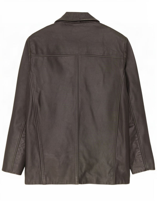 Giacca in pelle da uomo MONTANA UK 44 2XL Nera