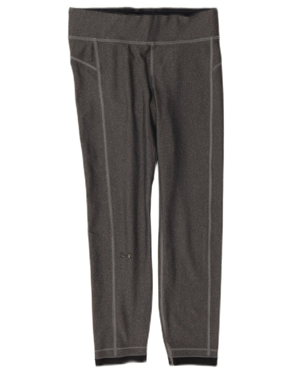 Leggings corti da donna Under Armour UK 4 XS poliestere grigio