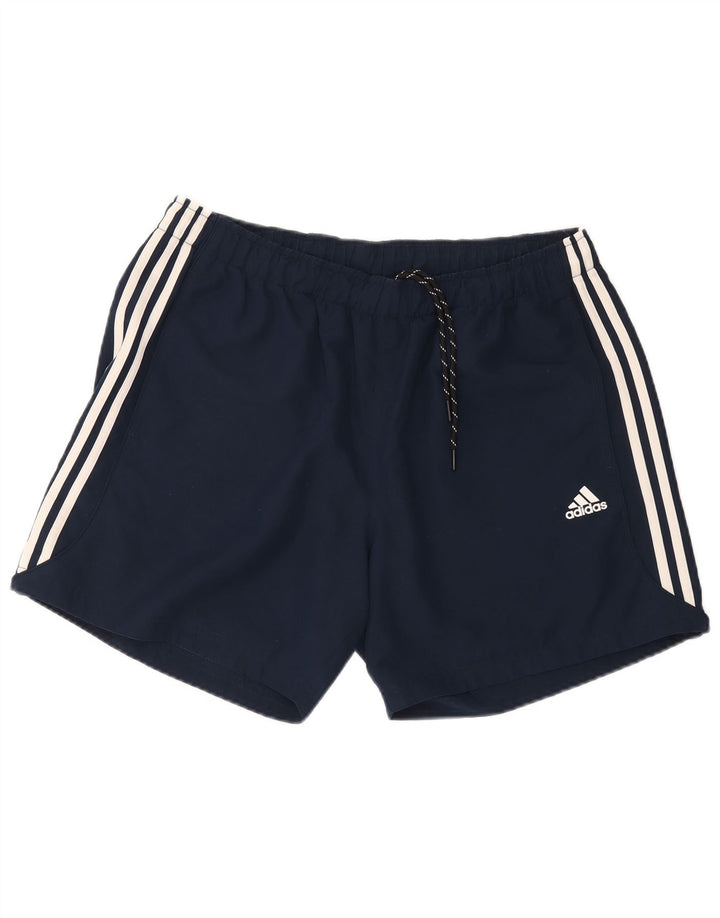 ADIDAS Mens Climalite Sport Shorts XL Navy Blue Polyester
