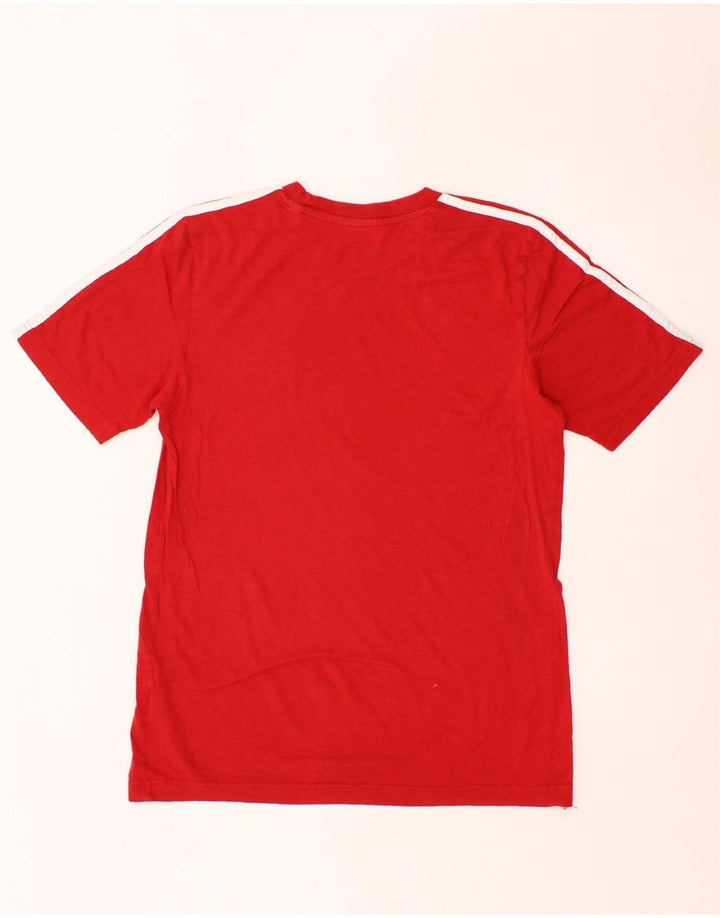 ADIDAS Mens T-Shirt Top Small Red Cotton Vintage Adidas and Second-Hand Adidas from Messina Hembry 