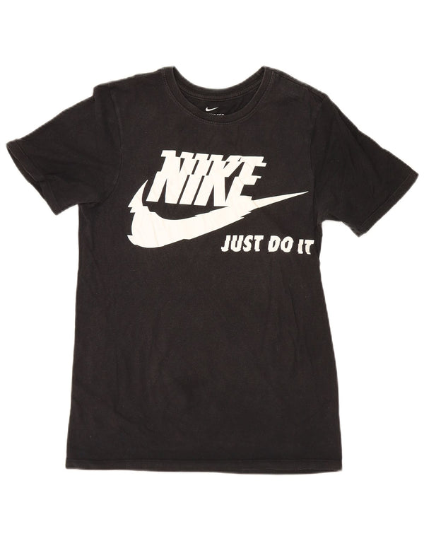 T-shirt grafica Nike da uomo, vestibilità atletica, XS, cotone nero