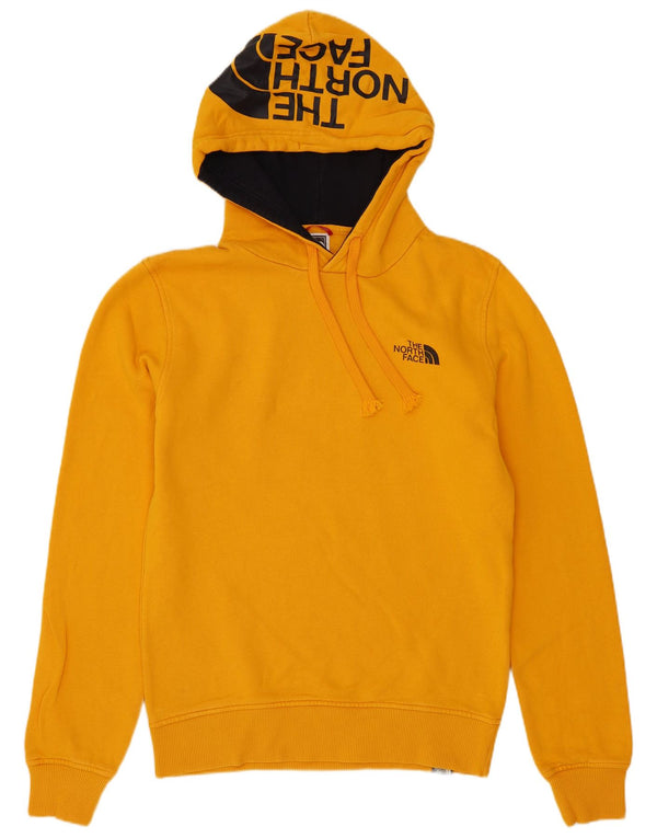 Felpa con cappuccio grafica da uomo The North Face XS in cotone giallo