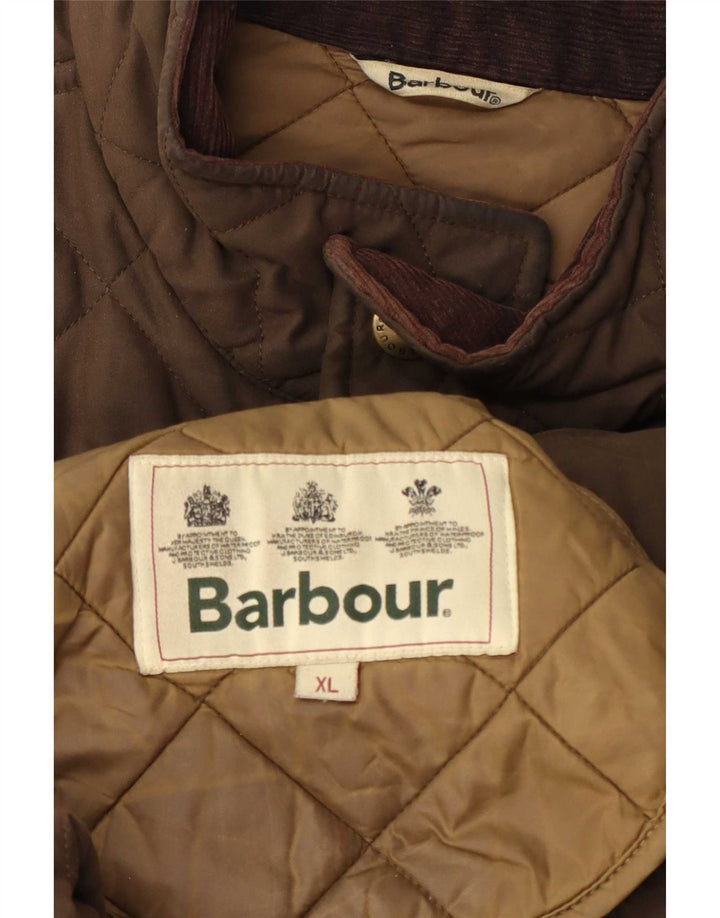 Giacca trapuntata da uomo Barbour UK 42 XL Marrone
