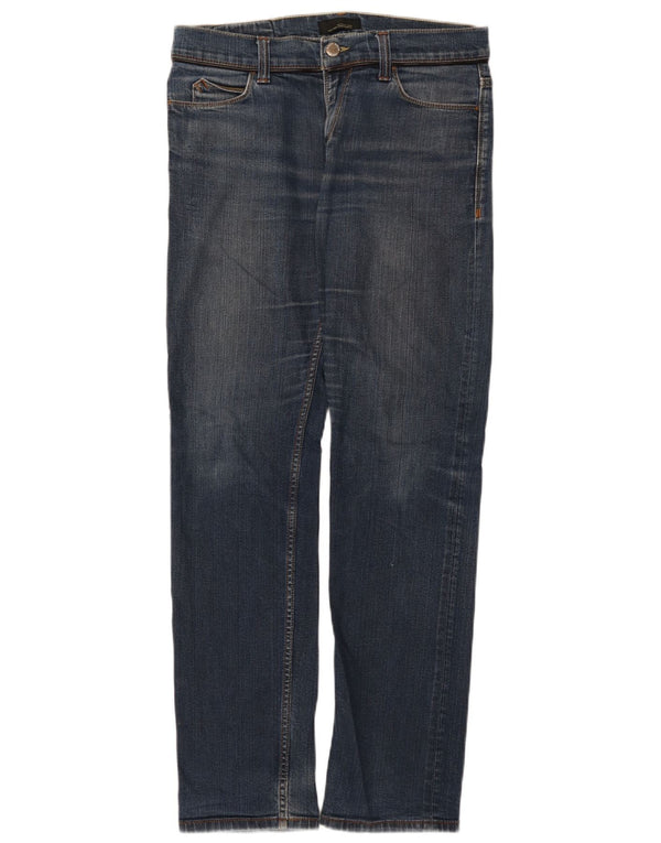 Jeans dritti da uomo Zara EU 42 Large W32 L32 Blu