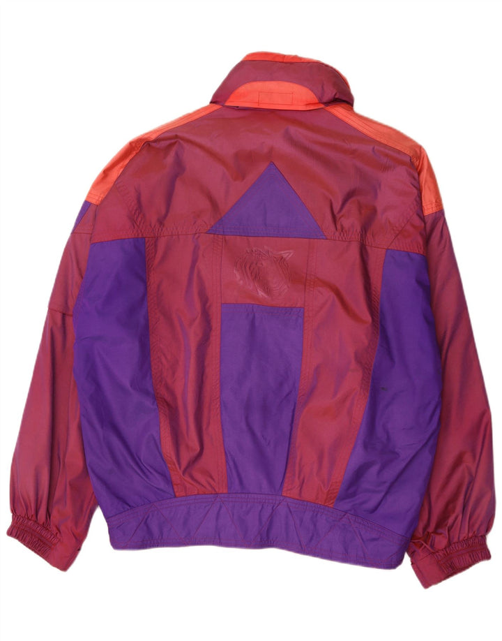 Giacca da sci vintage da uomo IT 54 XL Poliammide color block multicolore
