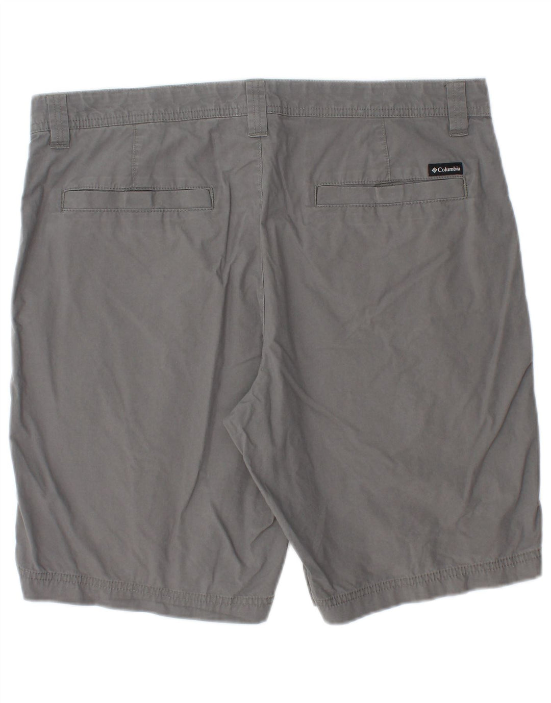 Pantaloncini chino da uomo Columbia W34 grandi in cotone grigio