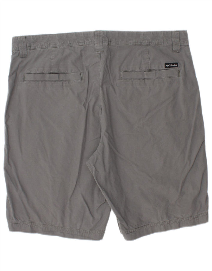 Pantaloncini chino da uomo Columbia W34 grandi in cotone grigio