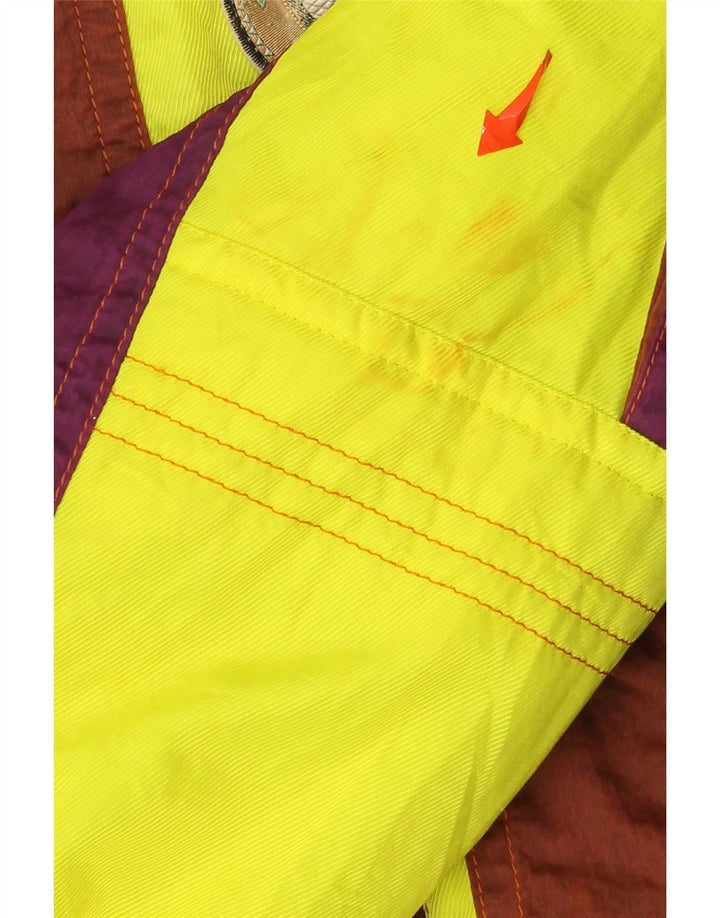 Giacca da sci con cappuccio grafica da uomo Asics UK 44 2XL Colourblock multicolore