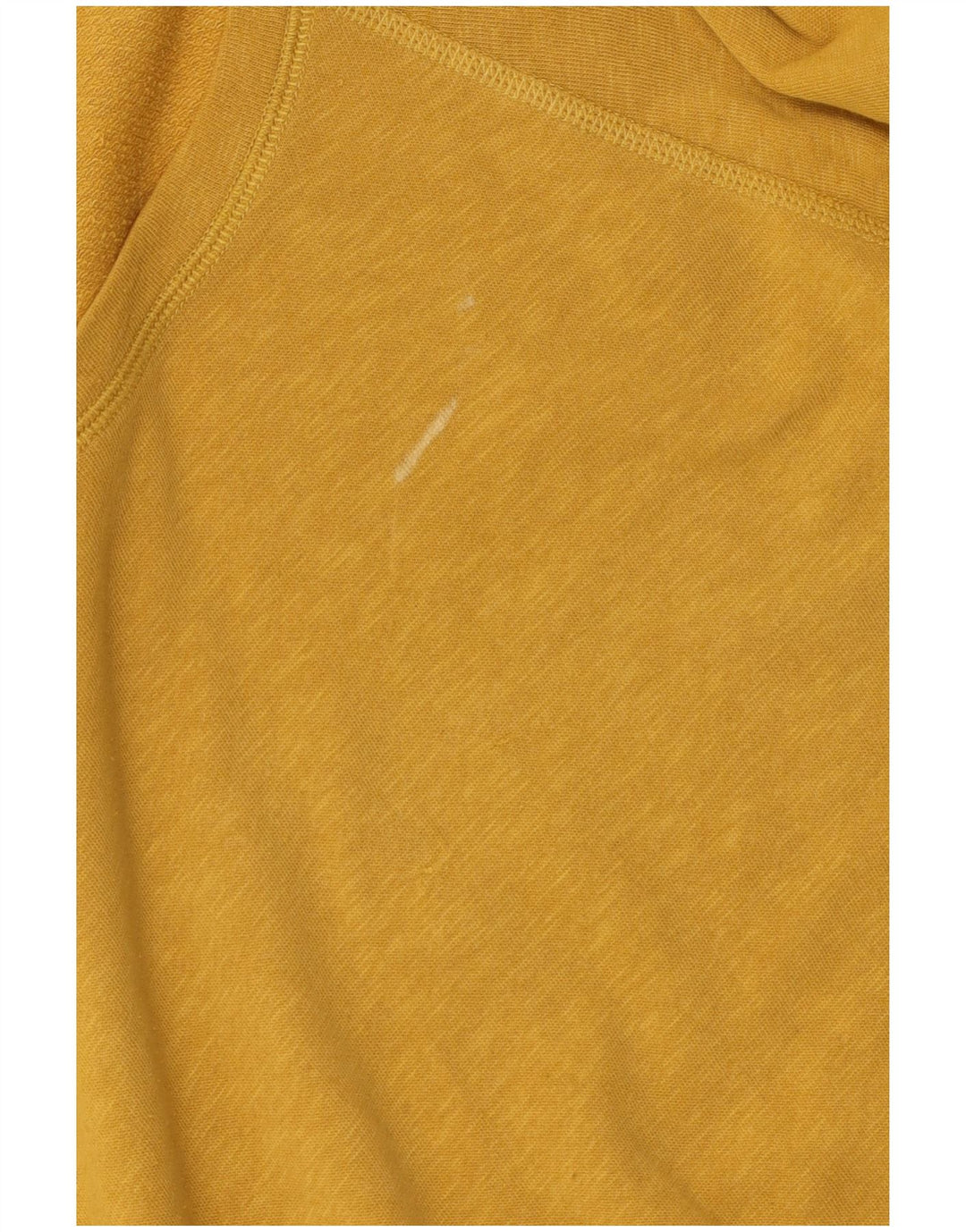 Woolrich Top oversize da donna a maniche lunghe UK 10 piccolo cotone giallo