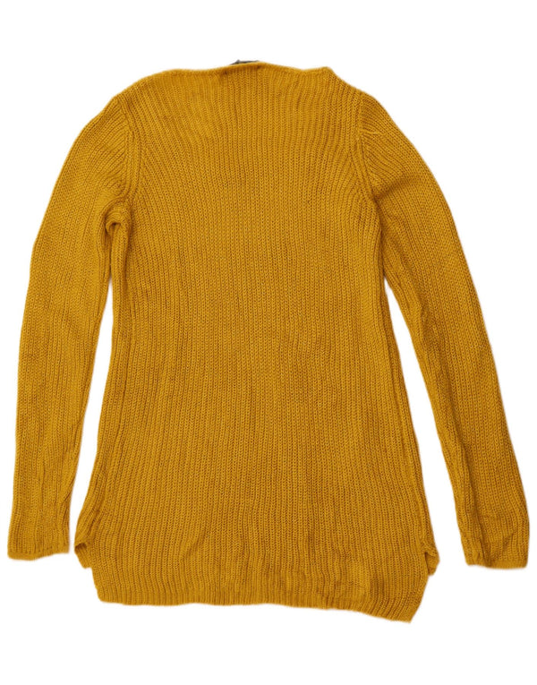 MOSSIMO Maglione da donna con scollo a barca UK 6 XS Acrilico giallo