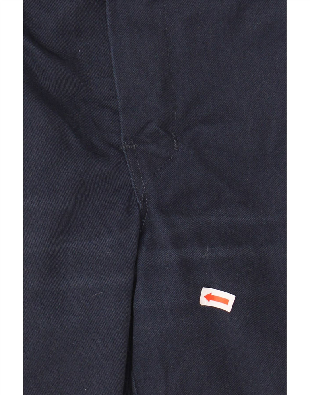 DICKIES Pantaloni chino dritti slim da uomo W31 L32 poliestere blu navy