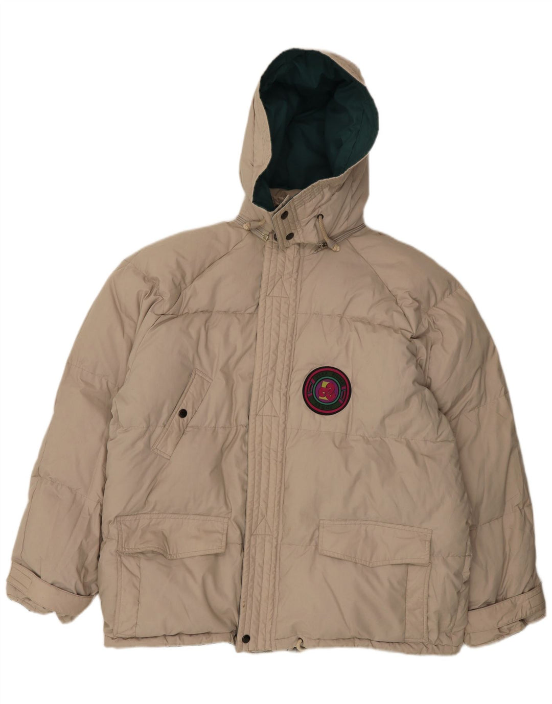Giacca reversibile imbottita con cappuccio da uomo Brugi IT 54 2XL Verde