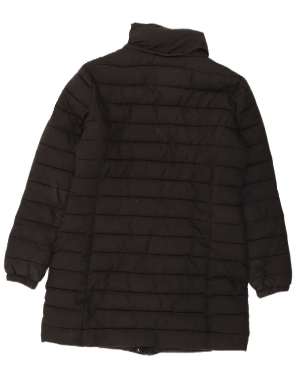 Cappotto imbottito da donna SUPERDRY UK 12 poliestere nero medio