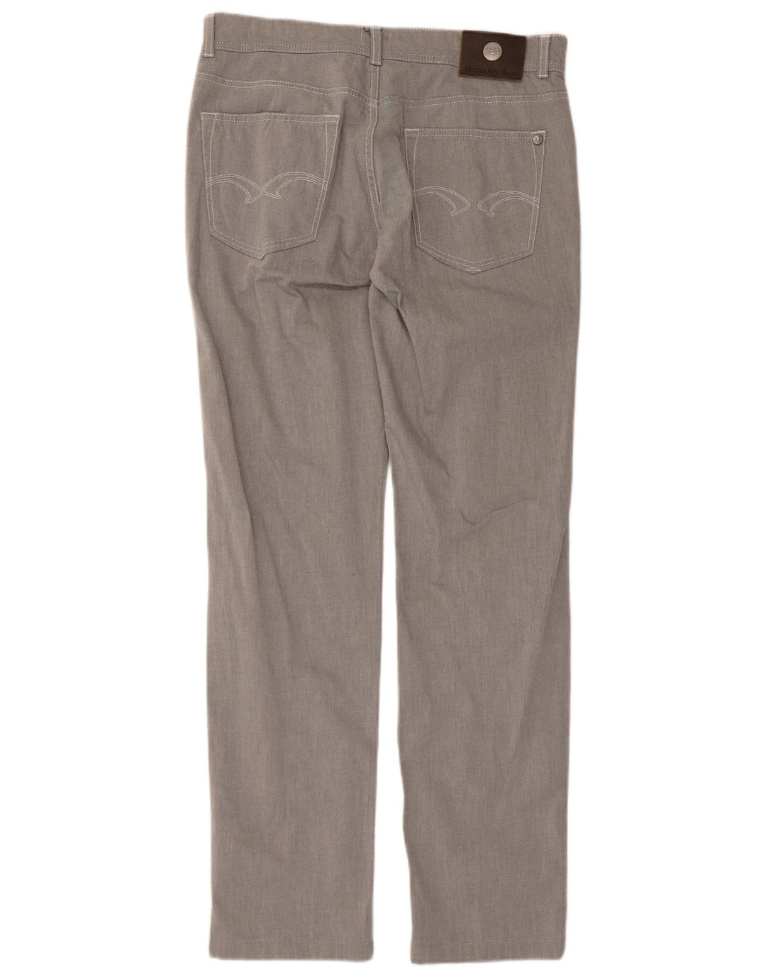 Pantaloni Casual Dritti Uomo Trussardi W32 L32 Grigi