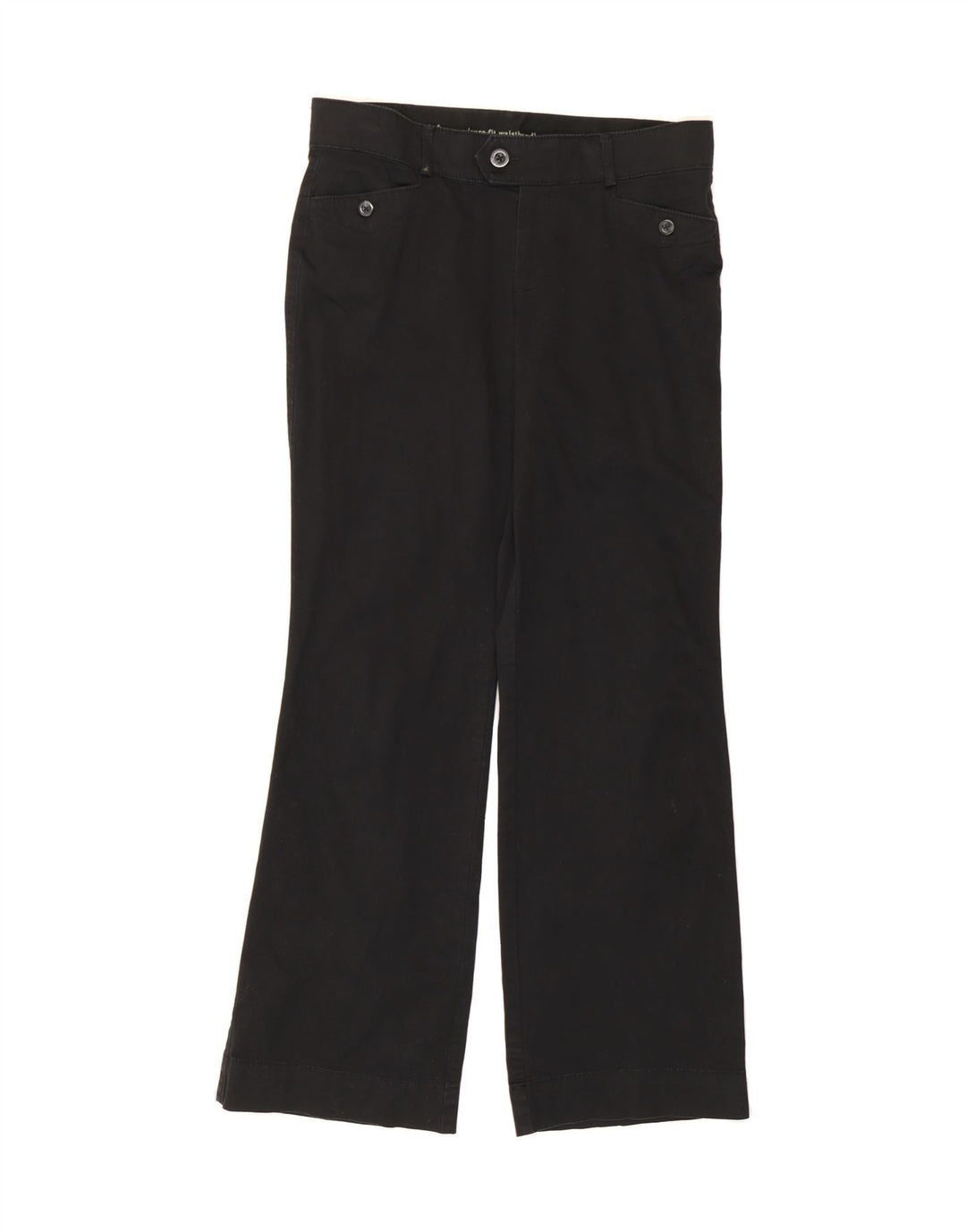 DOCKERS Womens Bootcut Suit Trousers US 10 Large W32 L30 Black Cotton Vintage Dockers and Second-Hand Dockers from Messina Hembry 