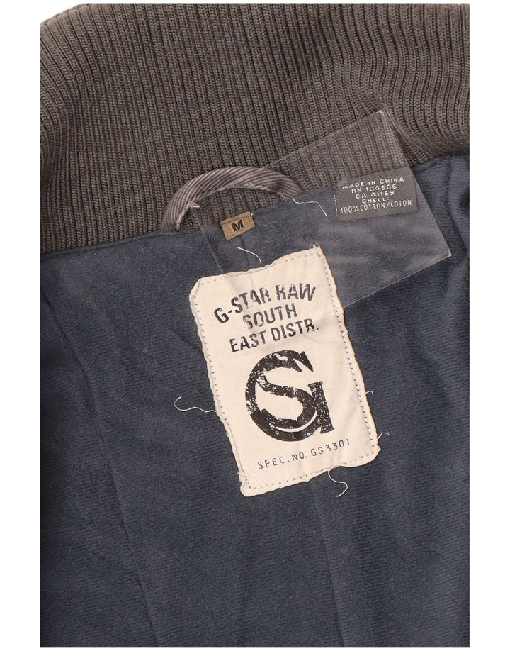 Giacca Parka con grafica G-STAR da uomo 3301 UK 38 Cotone grigio medio