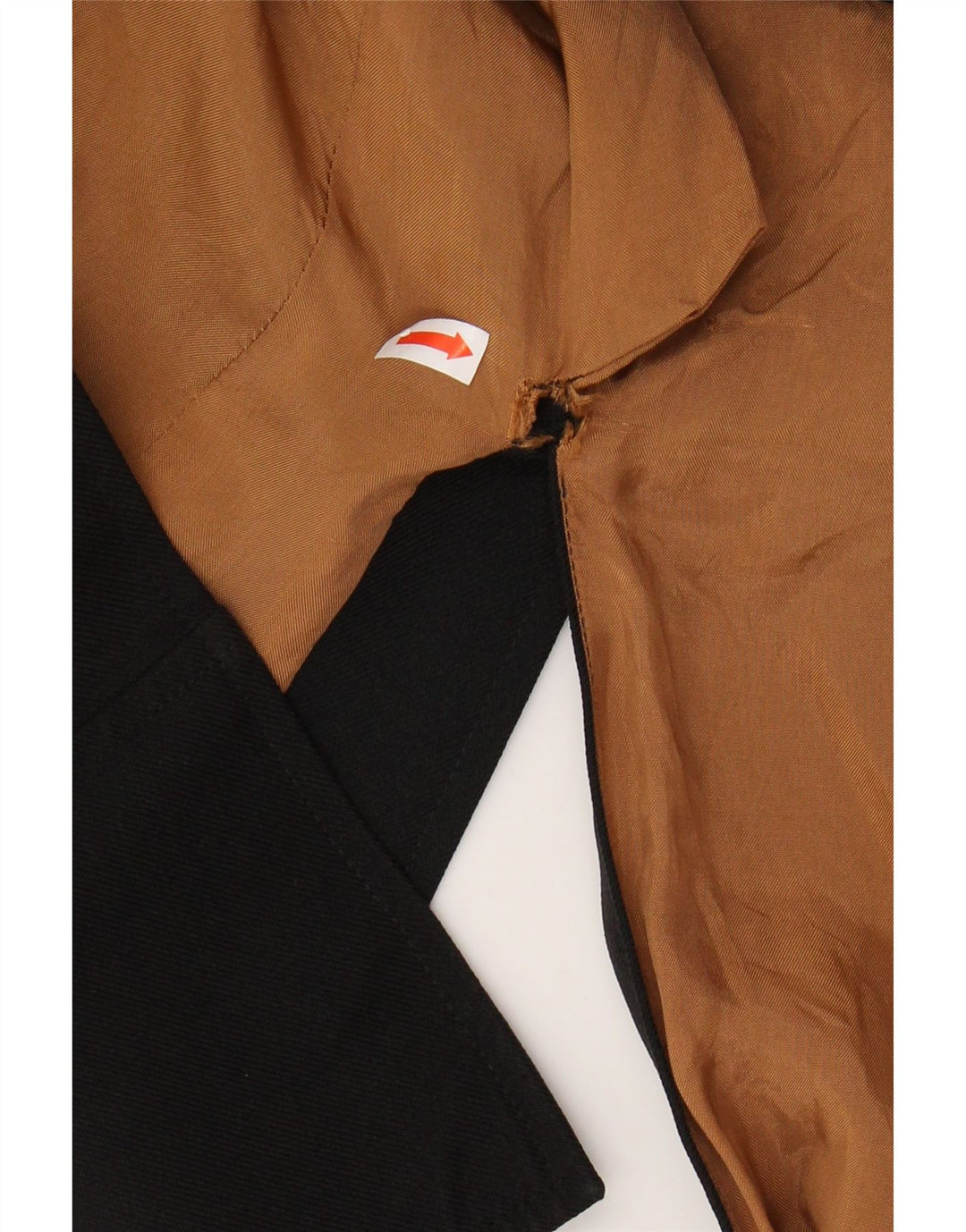 Giacca blazer da donna a 4 bottoni VINTAGE UK 12 poliestere nero medio