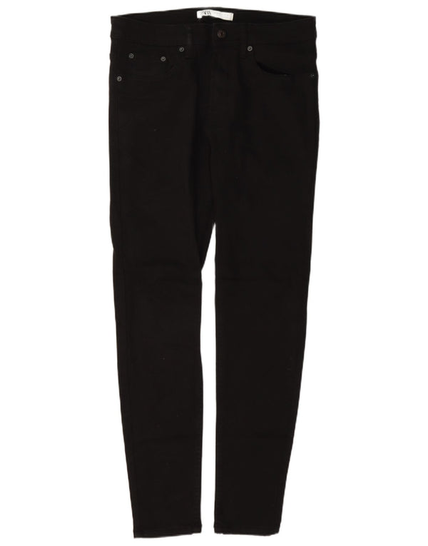 Jeans skinny da uomo Zara EU 40 medio W31 L29 cotone nero