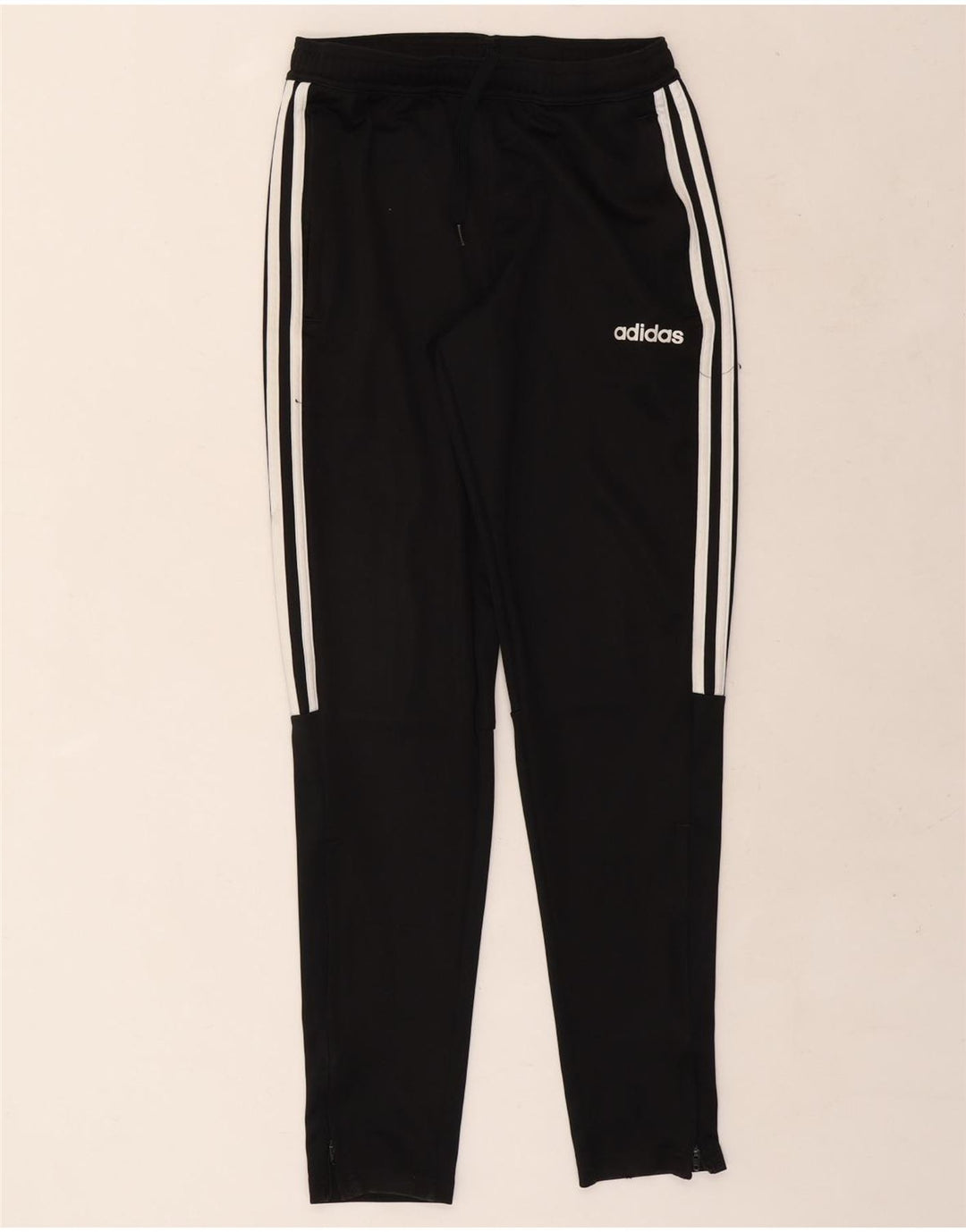 Pantaloni da tuta Adidas Aeroready da uomo piccoli in poliestere nero